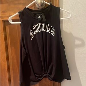 Adidas Women's Black Muscle Tee